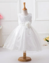 Load image into Gallery viewer, It's YiiYa Flower Girl Dress 2019 Flowers First Communion Dresses For Girls Elegant O-neck Sequined Christmas Ball Gowns L067